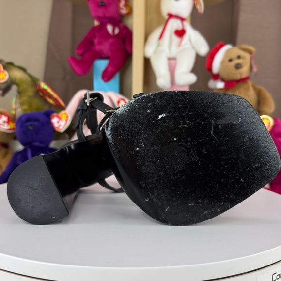 π₯SAINT LAURENT - PLATZ PLATFORM SANDALS - SIZE 37 EU / SIZE 7 US - GE307 - Picture 11 of 17